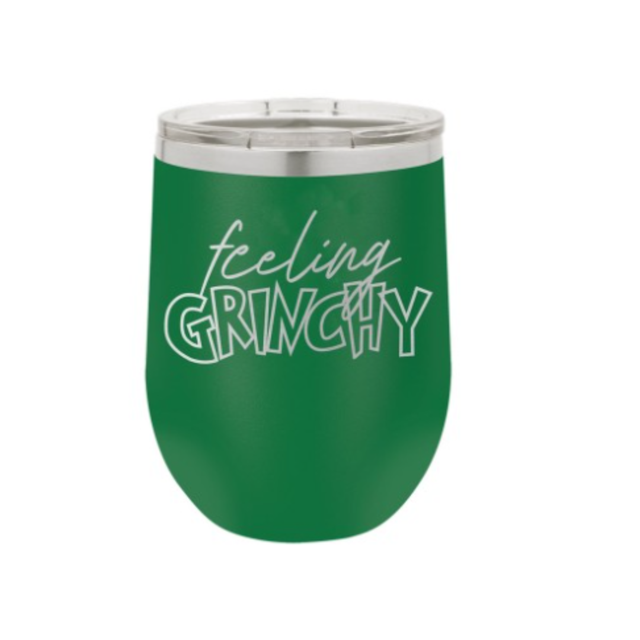 Grinch Green Acid Wash Tumbler